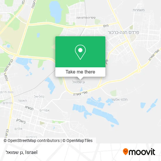 Карта גן שמואל