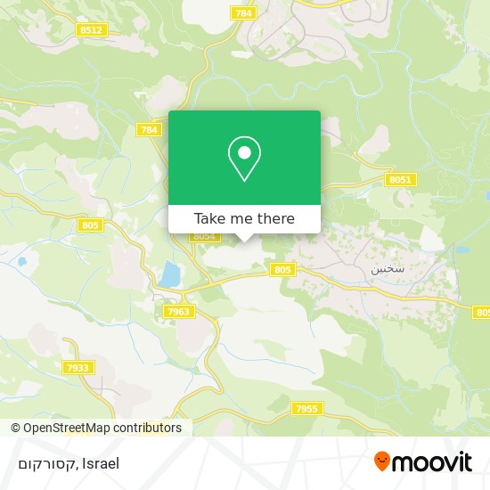 קסורקום map