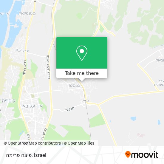 פיצה פרימה map