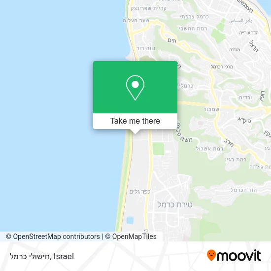 Карта חישולי כרמל