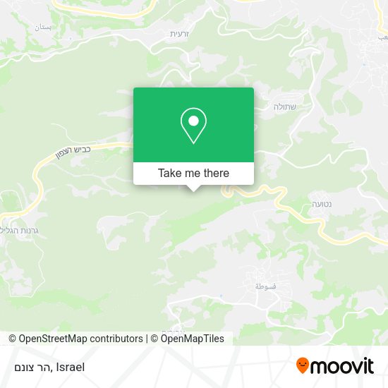 Карта הר צונם