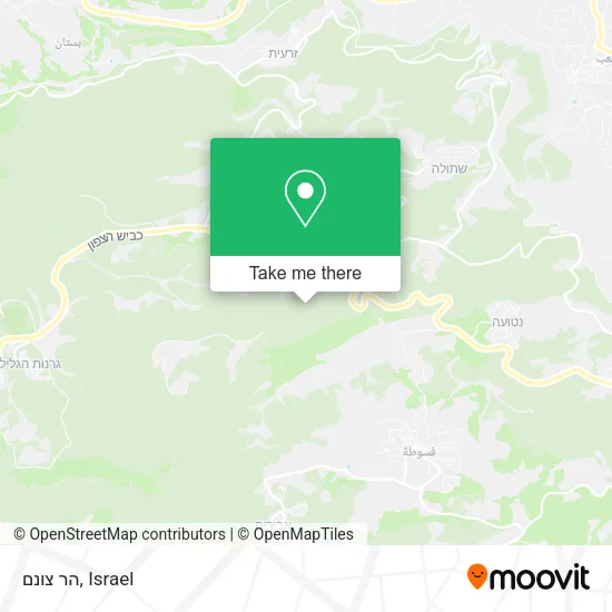 Карта הר צונם