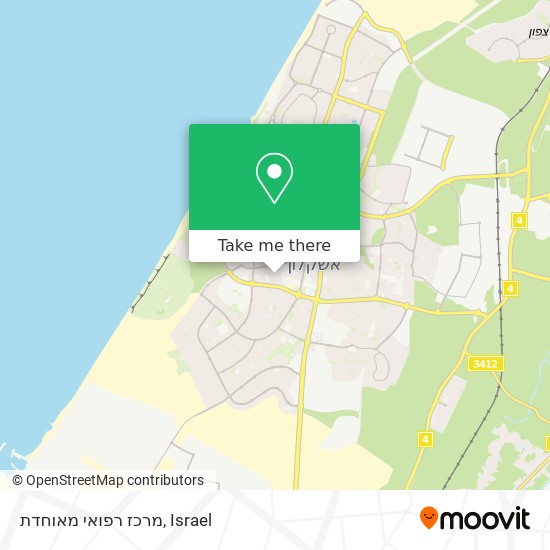 מרכז רפואי מאוחדת map