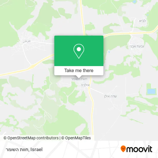 Карта חוות השומר