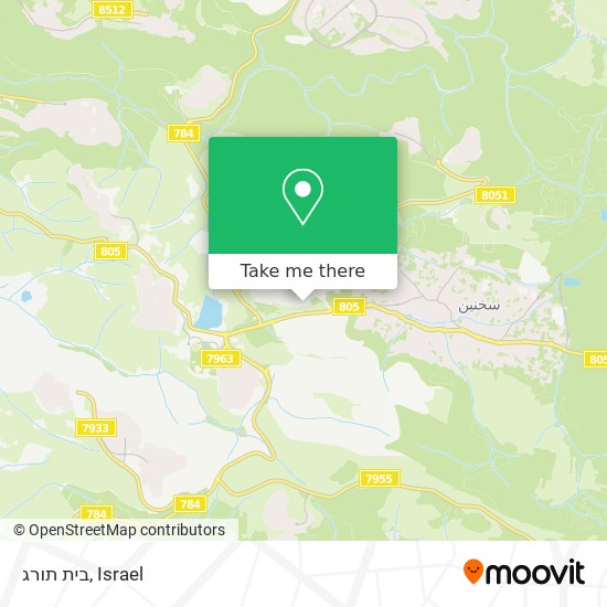 בית תורג map