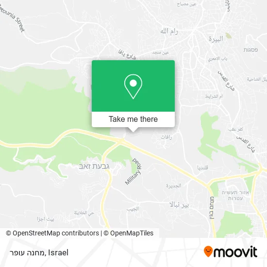 Карта מחנה עופר