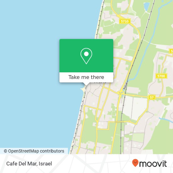 Карта Cafe Del Mar