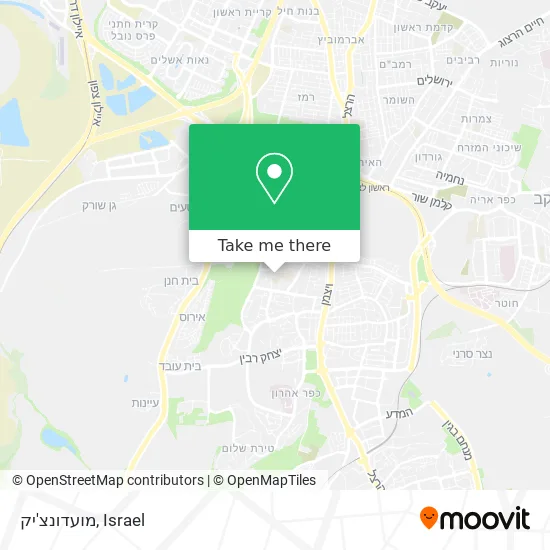Карта מועדונצ'יק