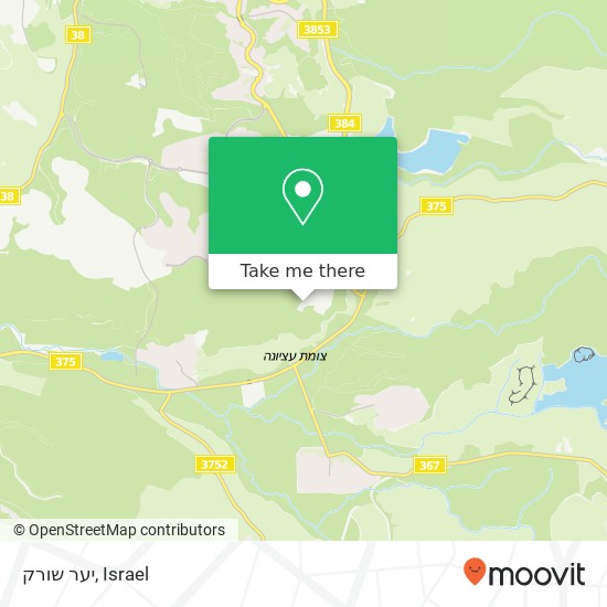 יער שורק map