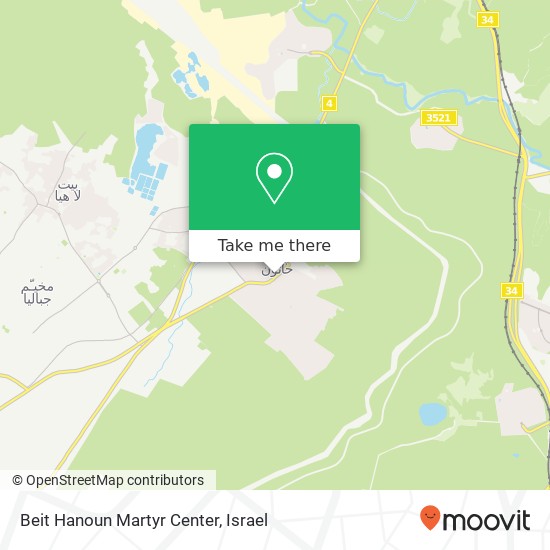 Beit Hanoun Martyr Center map