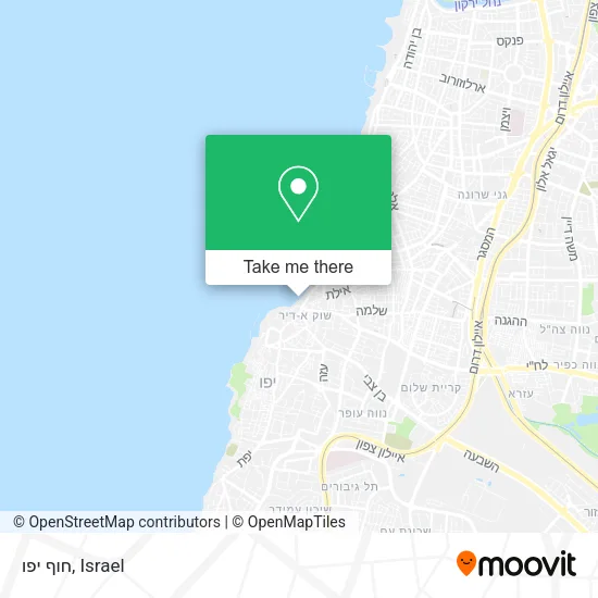 Карта חוף יפו