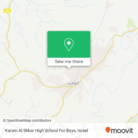 Karam Al Shkar High School For Boys map