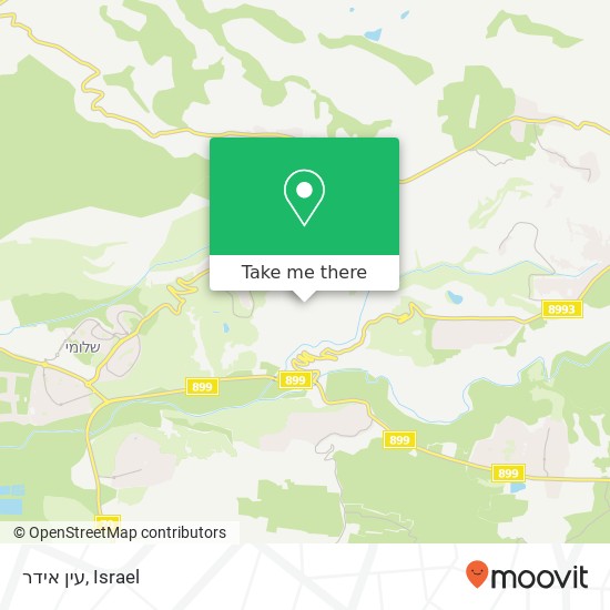 עין אידר map