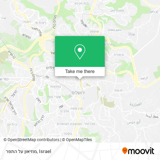 Карта מוזיאון על התפר