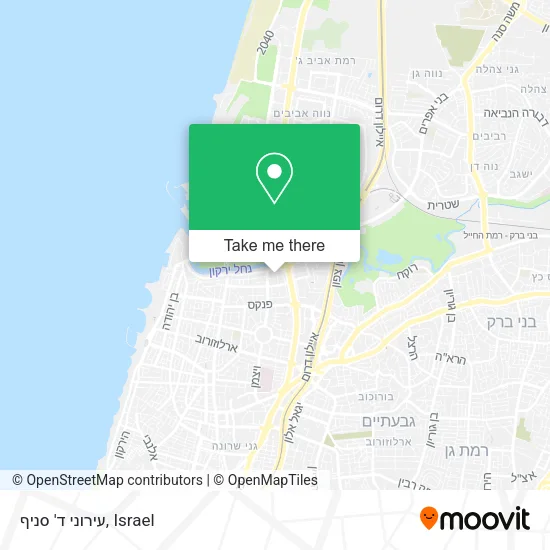 Карта עירוני ד' סניף