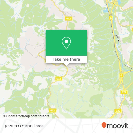 מחסני גבס וצבע map