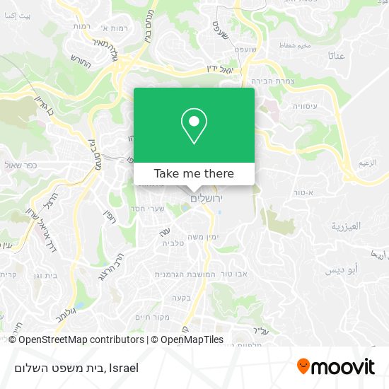 בית משפט השלום map