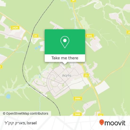 פארק קק"ל map