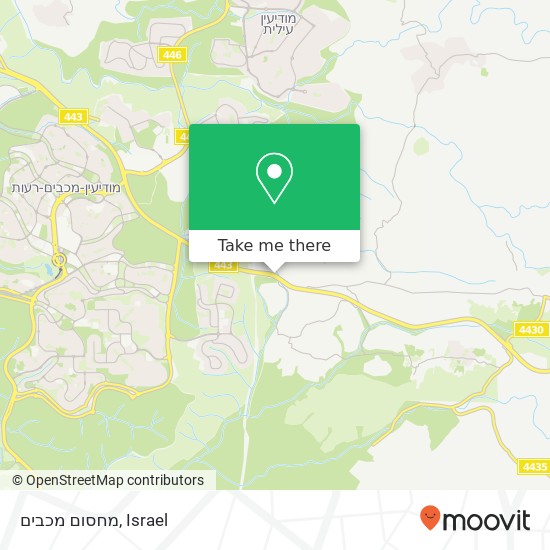 מחסום מכבים map