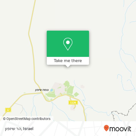 הר שיזפון map