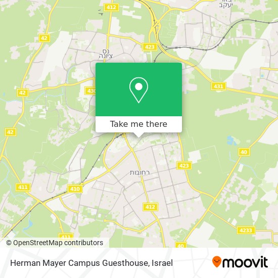 Herman Mayer Campus Guesthouse map