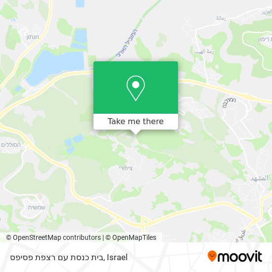 בית כנסת עם רצפת פסיפס map