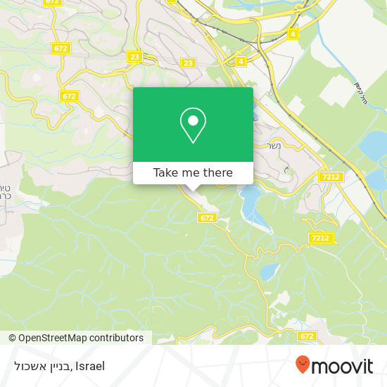 בניין אשכול map