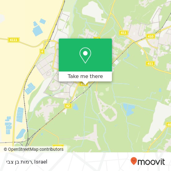 רמות בן צבי map