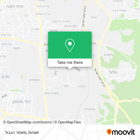 Карта משמר הגבול