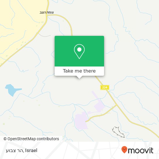 הר צבוע map