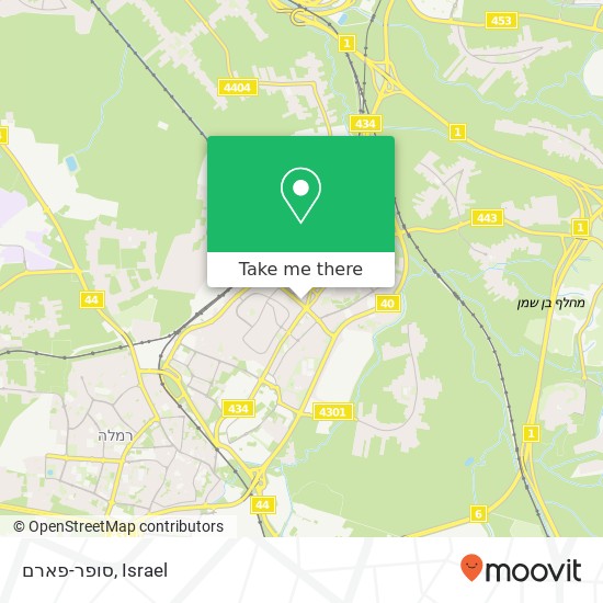 סופר-פארם map