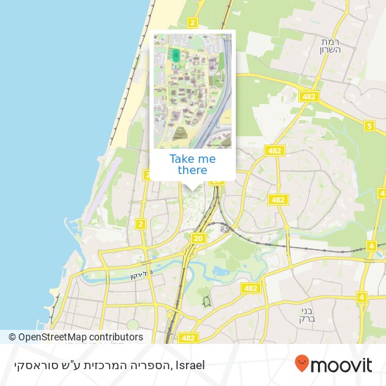 Карта הספריה המרכזית ע"ש סוראסקי