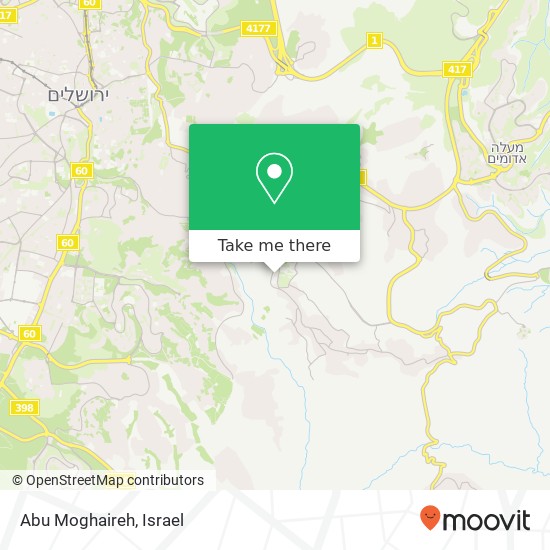 Abu Moghaireh map