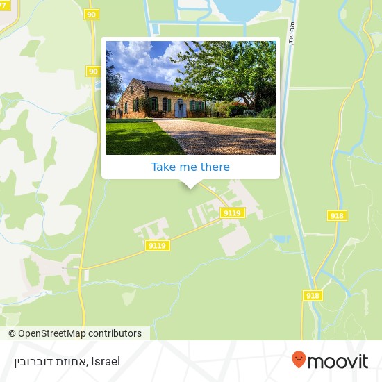 אחוזת דוברובין map