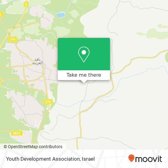 Youth Development Association map