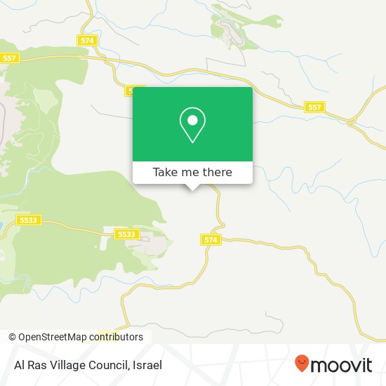 Карта Al Ras Village Council