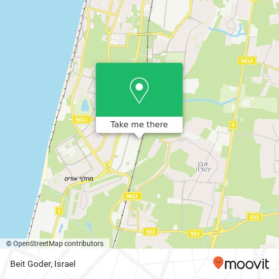 Beit Goder map