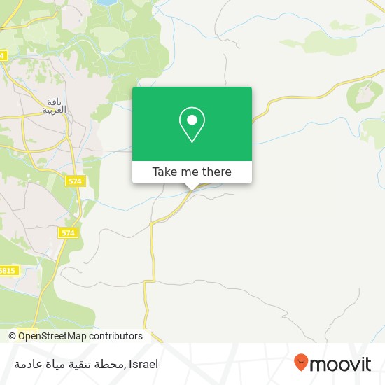 محطة تنقية مياة عادمة map