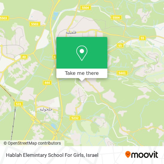 Карта Hablah Elemintary School For Girls