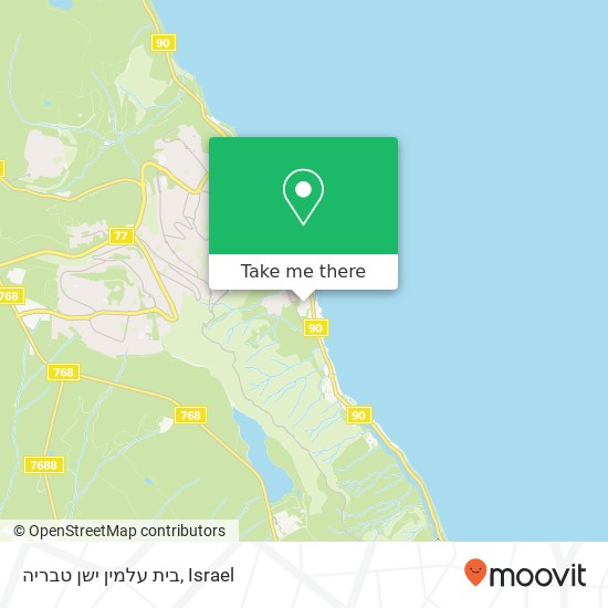 בית עלמין ישן טבריה map