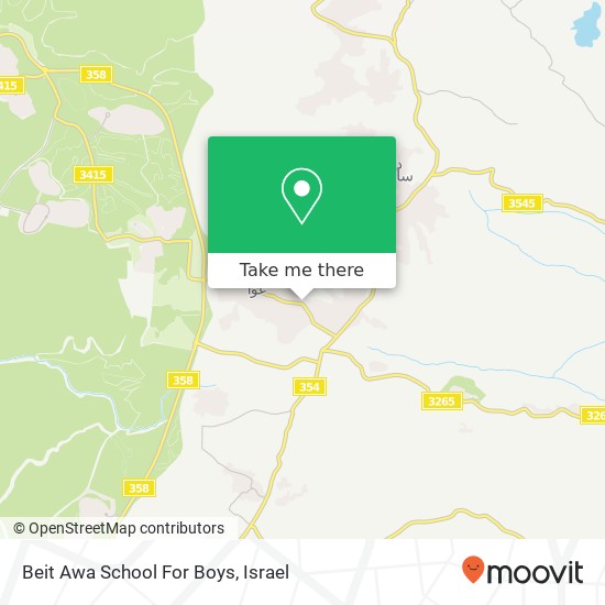 Карта Beit Awa School For Boys