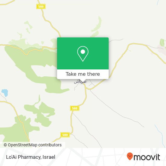 יער עין דור map