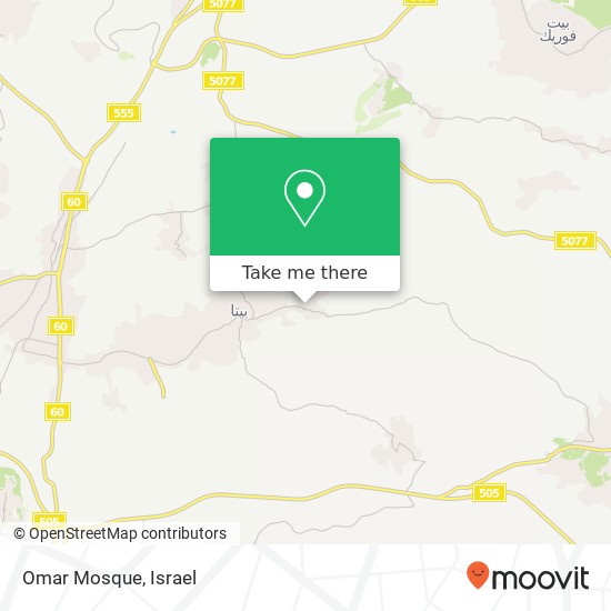 Omar Mosque map