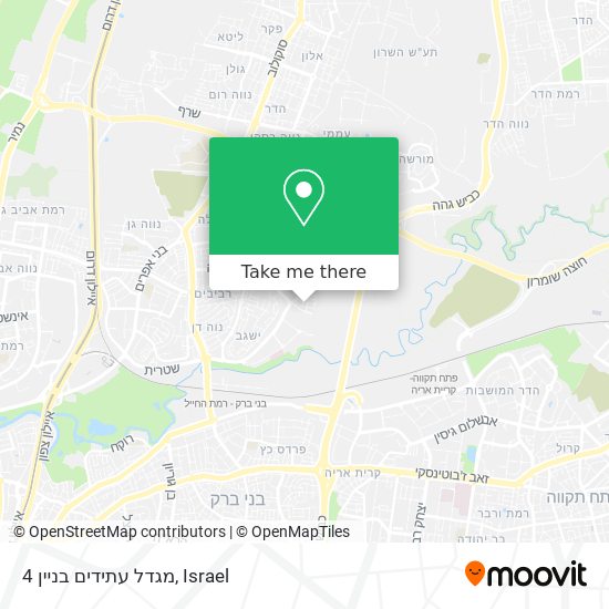 מגדל עתידים בניין 4 map