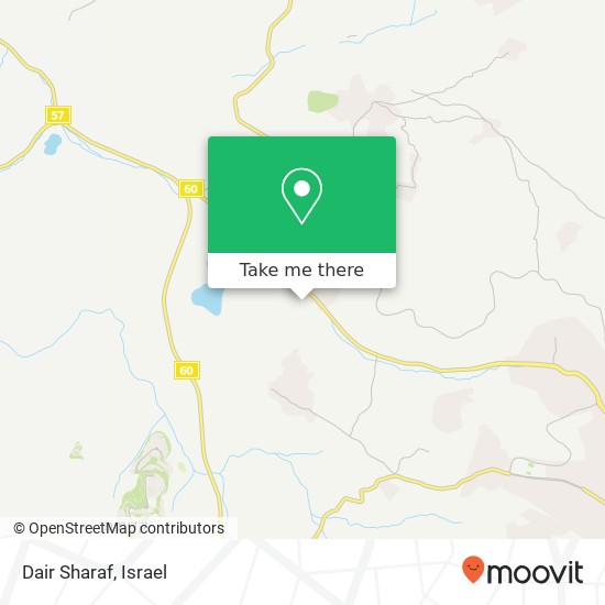 Dair Sharaf map
