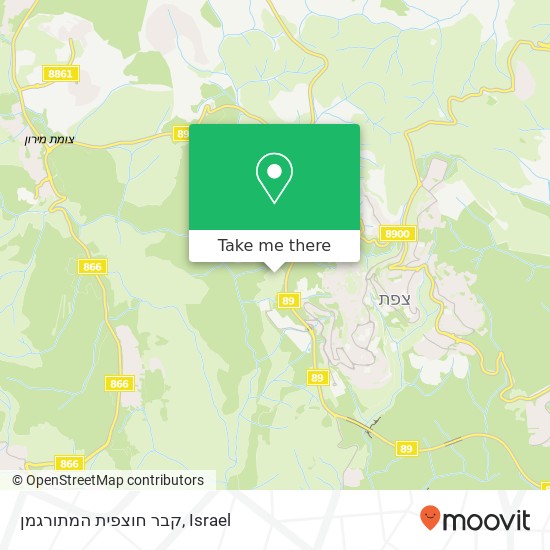 קבר חוצפית המתורגמן map