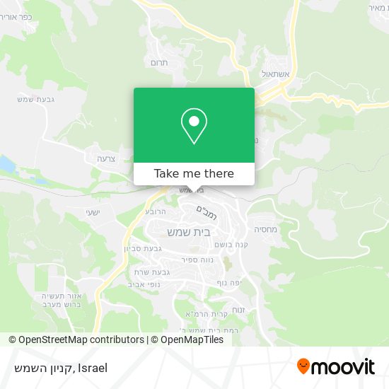 קניון השמש map