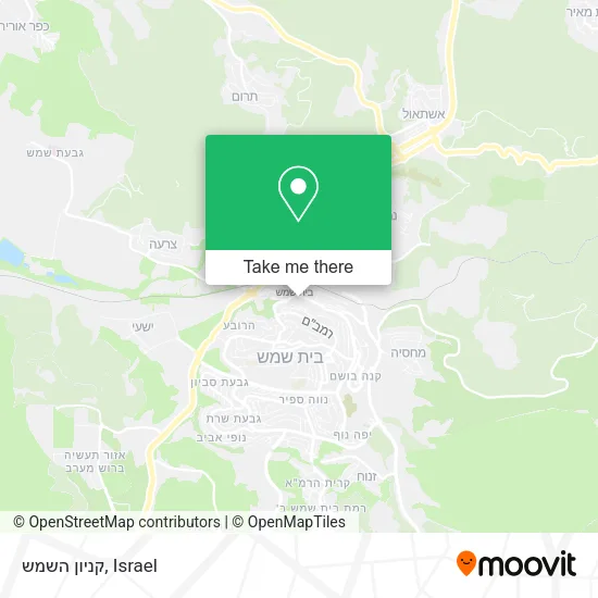 Карта קניון השמש