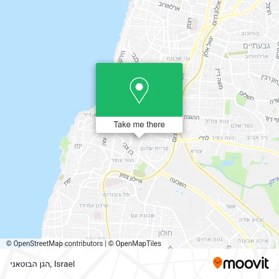 Карта הגן הבוטאני