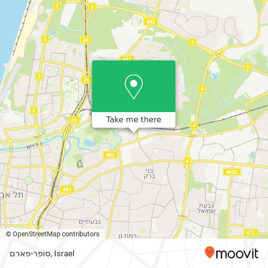 סופר-פארם map